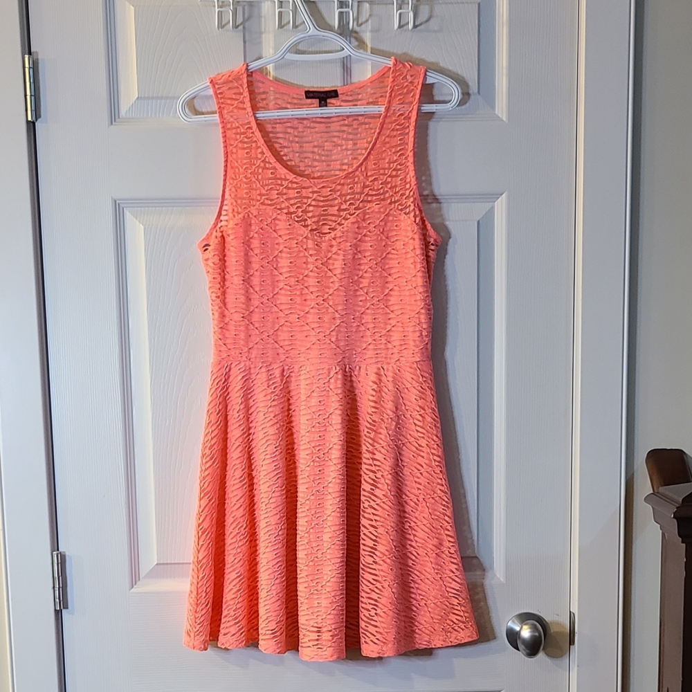 Coral dress